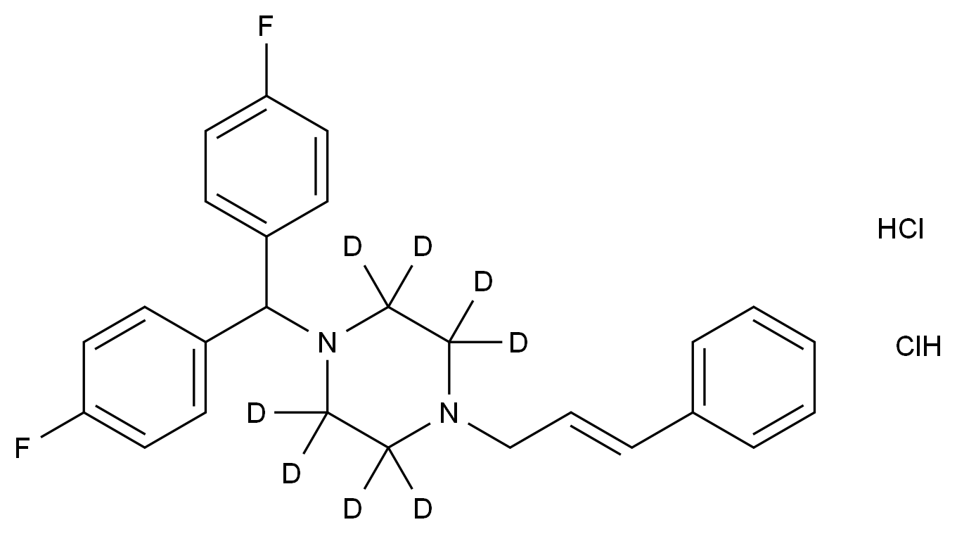 氟桂利嗪-D8二鹽酸鹽