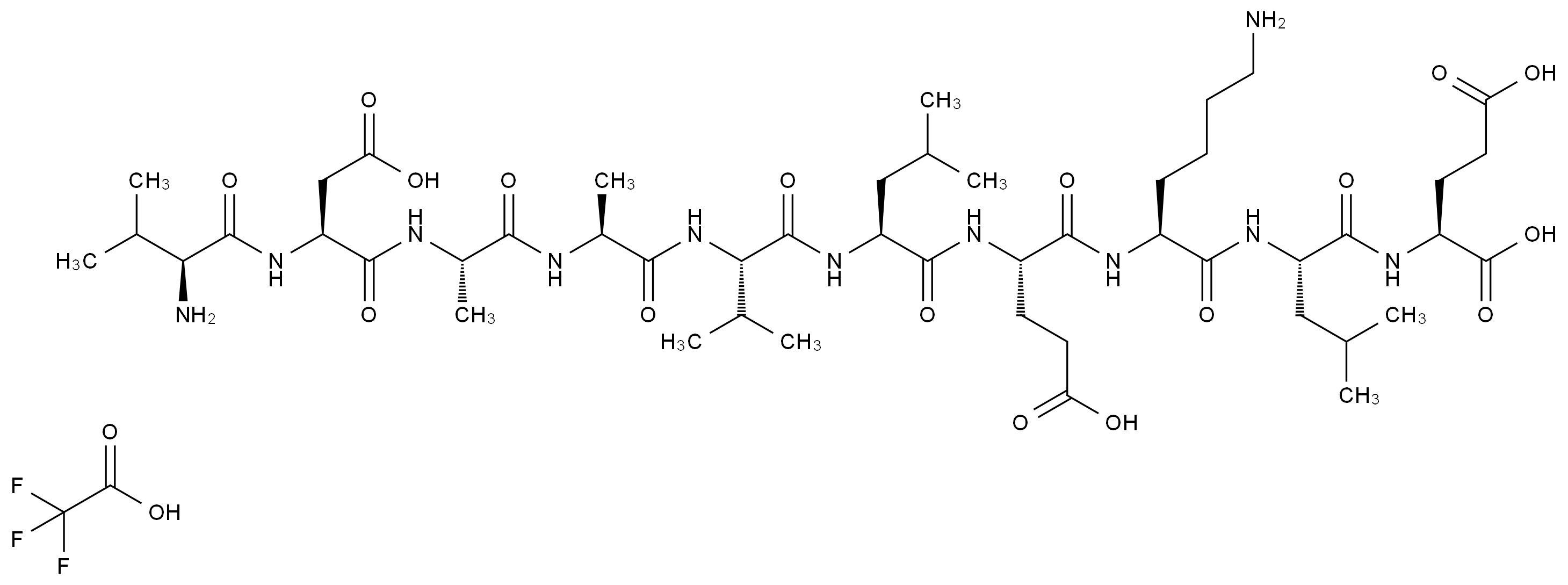 纈氨酸-天冬氨酸-丙氨酸-丙氨酸-纈氨酸-亮氨酸-谷氨酸-賴氨酸-亮氨酸-谷氨酸