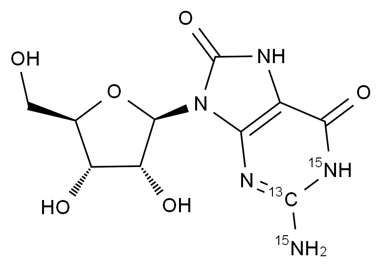 8-羥基鳥苷-13C,15N2
