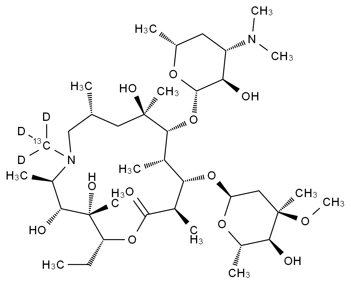阿奇霉素-13CD3