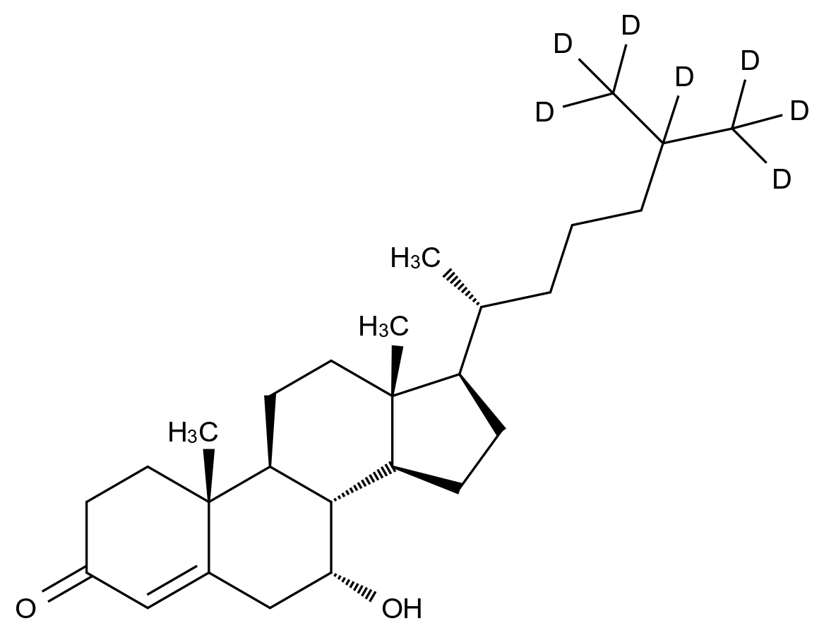 7α-羥基-4-膽甾烯-3-酮-d7
