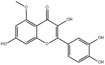 529-51-1_2-(3,4-二羥基苯基)-3,7-二羥基-5-甲氧基苯并吡喃-4-酮