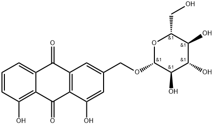 50488-89-6_蘆薈大黃素-3-(羥甲基)-O-Β-D-葡萄糖苷