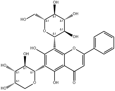 185145-33-9_白楊素 6-C-阿拉伯糖 8-C-葡萄糖苷標準品