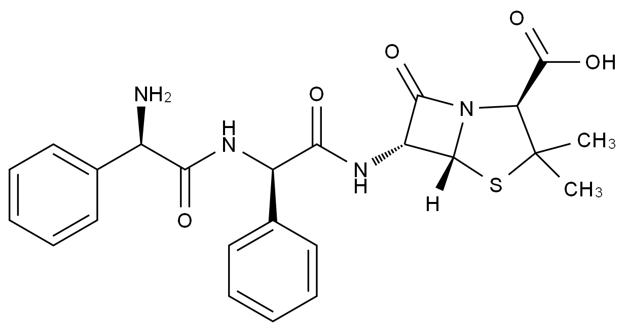 10001-82-8_(2S,5R,6R)-6-[[(2R)-2-[[(2R)-2-amino-2-phenylacetyl]amino]-2-phenylacetyl]amino]-3,3-dime