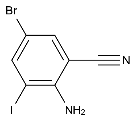 1000577-44-5_2-Amino-5-bromo-3-iodobenzonitrile